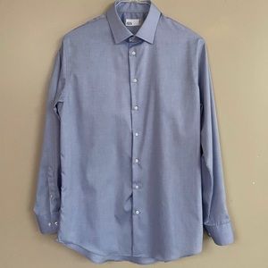 Nordstrom Rack Mens Button Down Dress Shirt Tradition Fit Non Iron 15.5 34/35